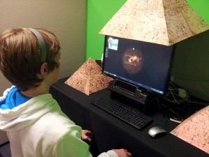 Student playing game 2